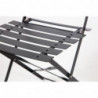 Terrassitoolid terasest - mustad - 2 tk komplektis - Bolero - Fourniresto
