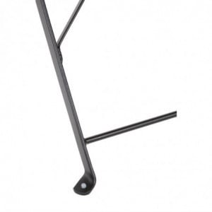 Terasest terrassitoolid - Mustad - Komplekt 2 - Bolero - Fourniresto