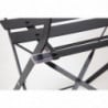 Terasest terrassitoolid - Mustad - Komplekt 2 - Bolero - Fourniresto