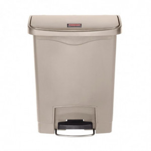 Prügikast pedaaliga Slim Jim Beige - 30L - Rubbermaid