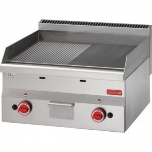 Plancha Gaasplaat Pool Sile Pool Sooneline- L 600 x P 600mm - Gastro M