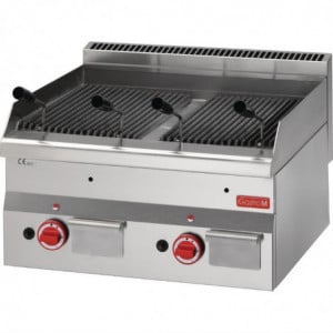 Grill Pierre De Lave Gaas-P 600mm - Gastro M