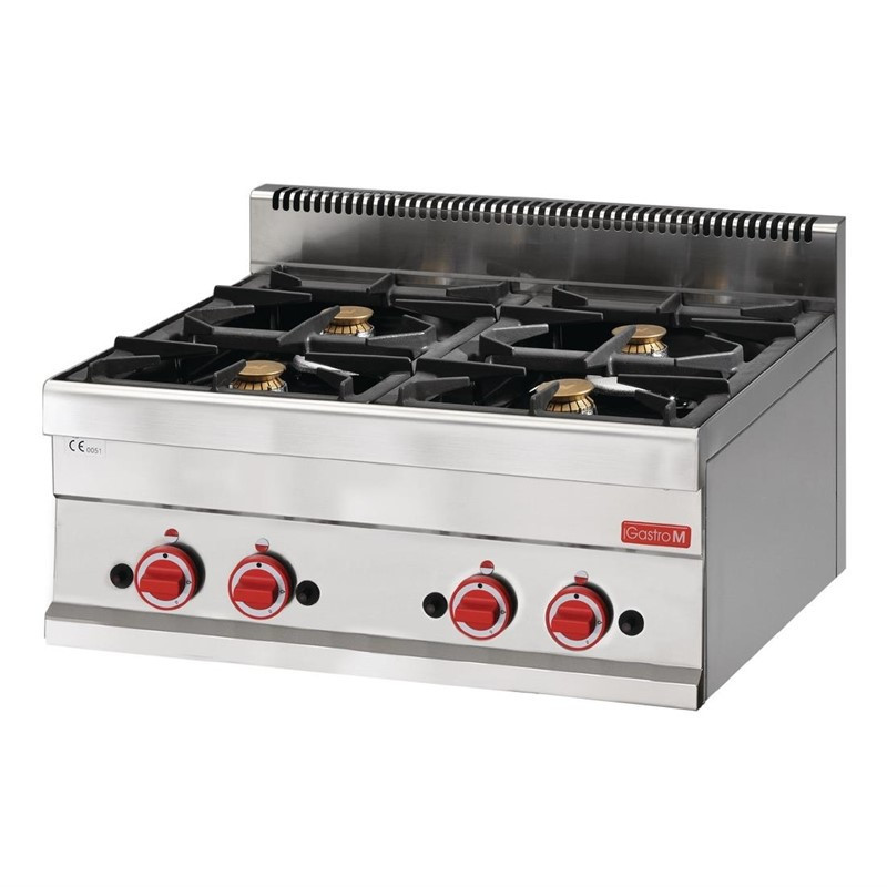 Fourneau Gaz À Poser 4 Feux 650 - Gastro M Fourneau Gaz À Poser 4 Feux 650 - Gastro M