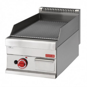 Plancha Gaas 650 koos soonelise plaadiga - Gastro M