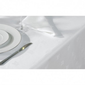 Valge linane laudlina Luxor 1350 x 1780mm - Mitre Luxury - Fourniresto