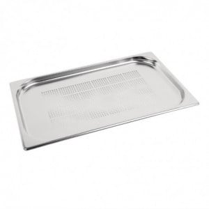 Bac Gastronorme roostevaba teras perforeeritud GN 1/1 150mm - Vogue - Fourniresto