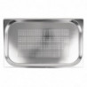 Bac Gastronorme roostevaba teras perforeeritud GN 1/1 150mm - Vogue - Fourniresto