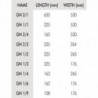 Gastronorm stainless steel perforated tray GN 1/1 150mm - Vogue - Fourniresto