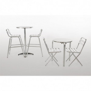 Ümmargune virnastatav bistroolilaud 600 mm - Bolero - Fourniresto