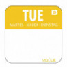 Soluble Labels For Food "Tuesday" - Box of 1000 - Vogue