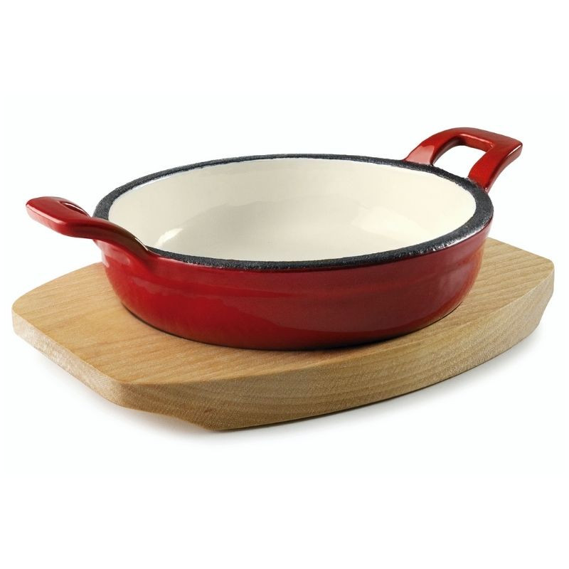 Round Magma Red Casserole Dish - Ø 18.5 Cm - Lacor Round Magma Red Casserole Dish - Ø 18.5 Cm - Lacor