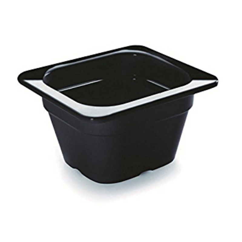 Bac Gastro Melamiin Must GN 1/6 - K 100 mm - Lacor