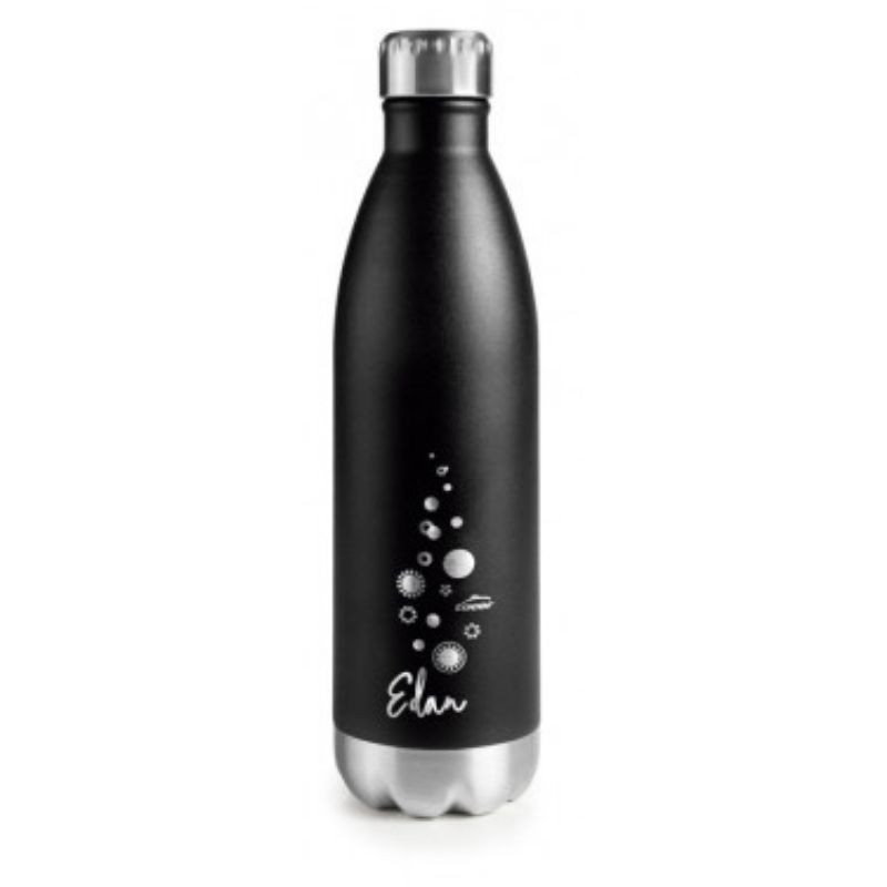 Bouteille En Inox Noire - 750 Ml - Lacor Bouteille En Inox Noire - 750 Ml - Lacor