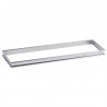 Ristkülikukujuline roostevabast terasest pirukavorm - 350 x 110 mm - TELLIER