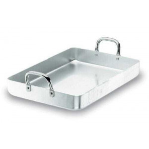 Küpsetusnõu fikseeritud sangadega - Chef Alumiinium - 70 x 45 cm