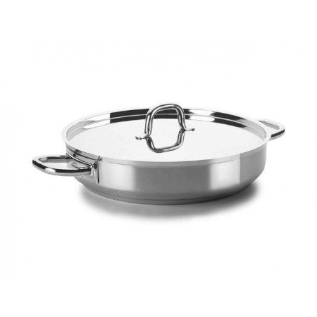 Professionaalne ümmargune lame kaasas kaanega - Chef Luxe - ø 50 cm