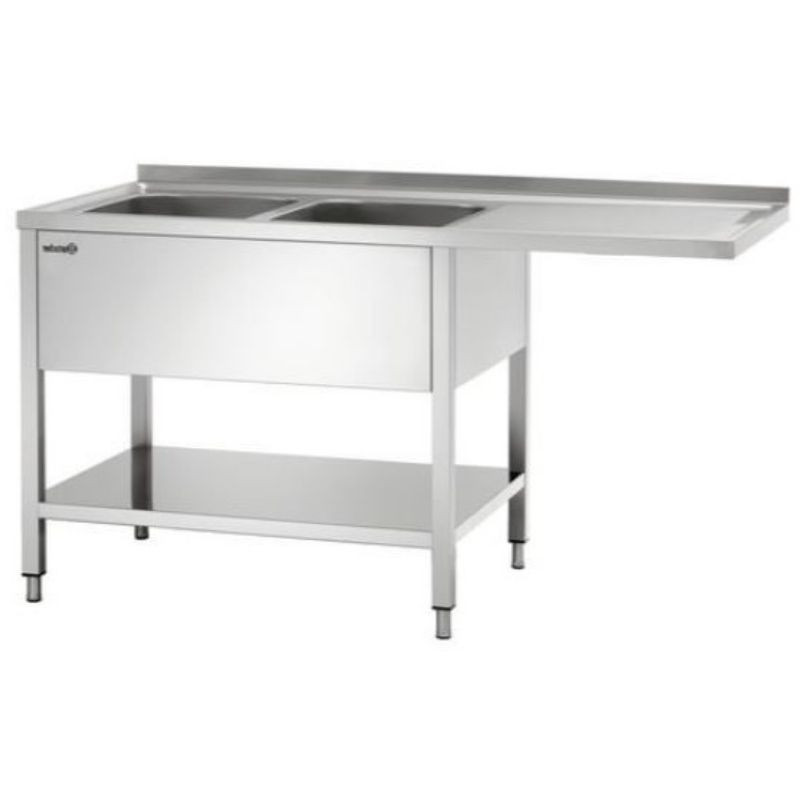 Sink Laundry 700 - 2 Tubs and a Drainboard on the Right Sink Laundry 700 - 2 Tubs and a Drainboard on the Right