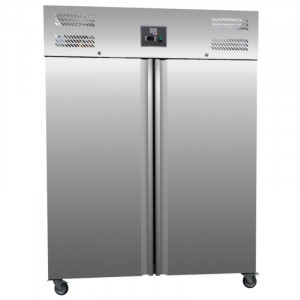 Stainless Steel Refrigerated Cabinet 2 Doors - 1400 L