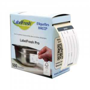 Jälitamise silt LabelFresh Pro - Teisipäev - 70 x 45 mm - 500 tk komplektis - LabelFresh