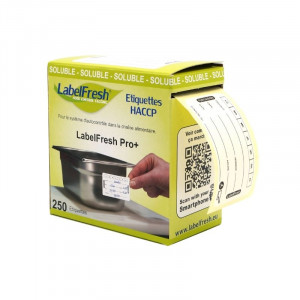 Jälgitavuse silt LabelFresh Soluble Pro - Neljapäev - 60 x 30 mm - Partii 250 - LabelFresh