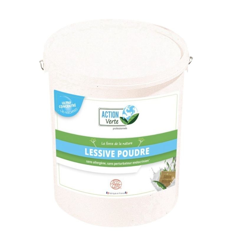 Lessive en Poudre - 8,7 Kg - Action Verte Lessive en Poudre - 8,7 Kg - Action Verte