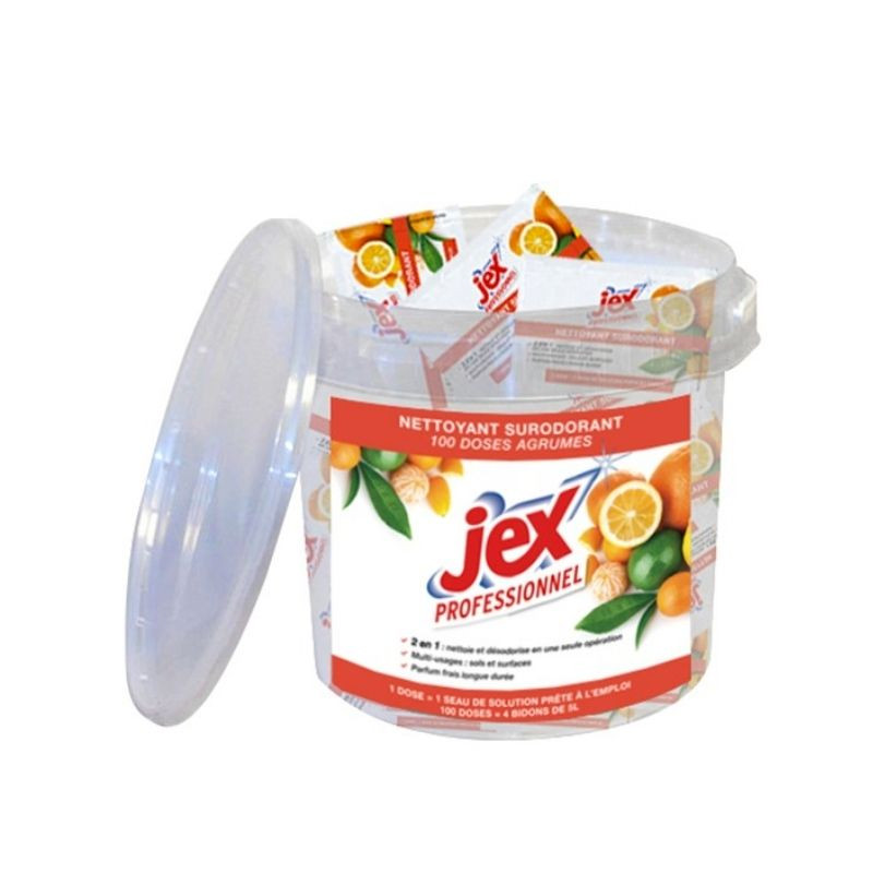 Doses Puhastusvahendid Tsitruselised - Komplekt 100 - Jex Doses Puhastusvahendid Tsitruselised - Komplekt 100 - Jex