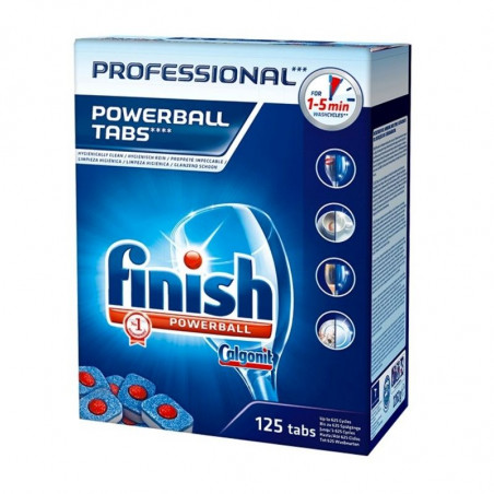 Nõudepesumasina Powerball tabletid - 125 tk komplektis - Finish Professional