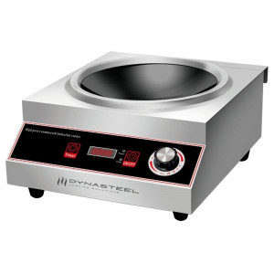 Wok Induktsioon Pro 3500 W Roostevaba Teras — Kumer Tsoon Ø227