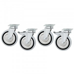 Alusmööbli rullikud - 4 tk komplekt