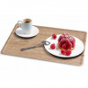 Melamiinkattega ristkülikukujuline plaat - 280 x 200 mm - Hele tamm - Komplekt 20