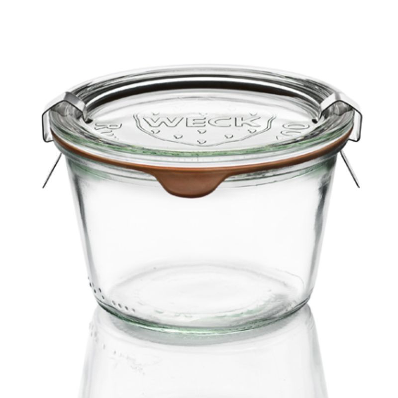 Glass Weck Straight Jar - 370 ml - Set of 6 Glass Weck Straight Jar - 370 ml - Set of 6