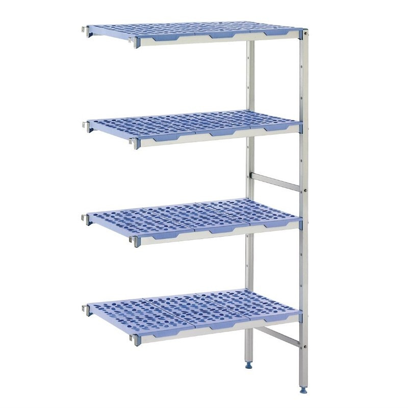 Nurgeline modulaarne riiul 4 taset 400 x 1653 mm - Taastatud