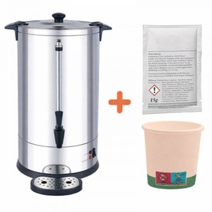 Professional Coffee Percolator Pack 14 L with Permanent Filter - 100 Cups