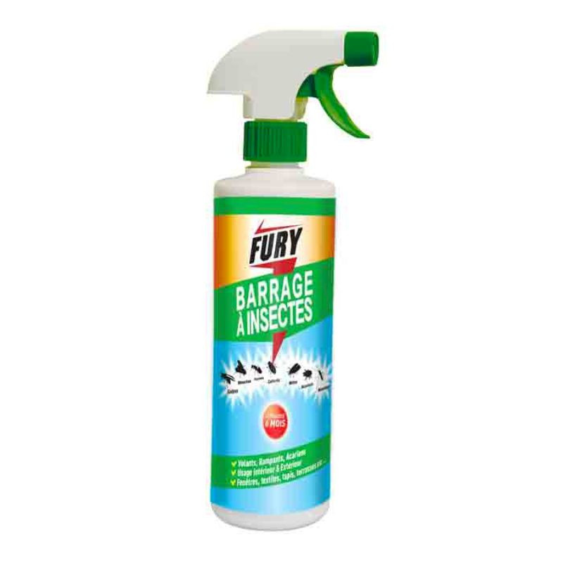 Prits Barrage lendavatele ja roomavatele putukatele - 500 ml - FURY