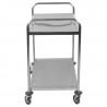 Chariot Inox 2 Plateaux Dynasteel - Professionaalne restoranikäru. Tugev, käepärane ja vastupidav.