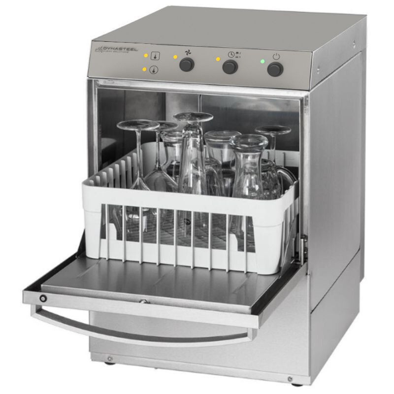 Lave-Verre Professionnel avec Doseur de Liquide de Rinçage et Détergent - 35 x 35 cm Lave-Verre Professionnel avec Doseur de Liquide de Rinçage et Détergent - 35 x 35 cm