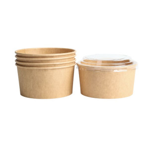 Kraft salatikauss 1000 ml Ø 150 mm - Komplekt 300