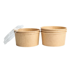 Kraft salatikauss 1000 ml Ø 150 mm - Komplekt 300