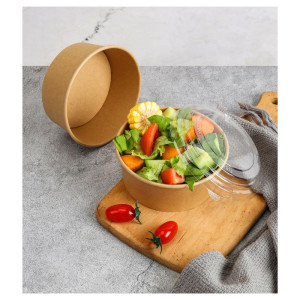 Kraft salatikauss 750 ml Ø150 mm — Komplekt 300