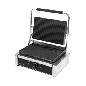 Grill Panini Pro 2200 W Rihveldatud 340x220 mm Roostevaba Teras