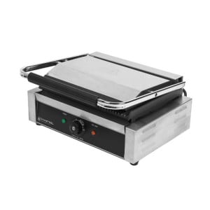 Grill Panini Pro 2200 W Rihveldatud 340x220 mm Roostevaba Teras