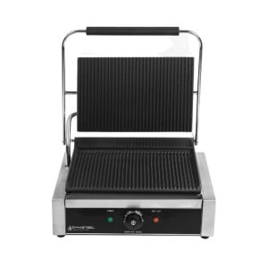 Grill Panini Pro 2200 W Rihveldatud 340x220 mm Roostevaba Teras