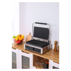 Grill Panini Pro 2200 W Rihveldatud 340x220 mm Roostevaba Teras