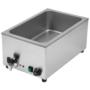 Bain-Marie Pro GN 1/1 20 L 1200 W Roostevaba teras koos äravooluga