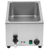 Bain-Marie Pro GN 1/1 20 L 1200 W Roostevaba teras koos äravooluga