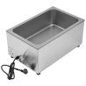 Bain-Marie Pro GN 1/1 20 L 1200 W Roostevaba teras koos äravooluga