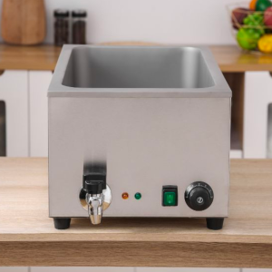 Bain-Marie Pro GN 1/1 20 L 1200 W Roostevaba teras koos äravooluga