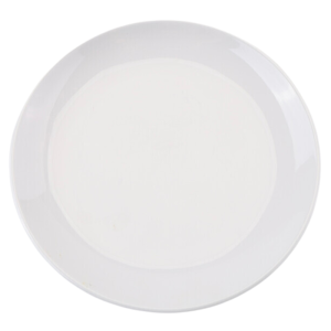 Ümmargune melamiinist taldrik Ø 17,7 cm Valge - Komplekt 10