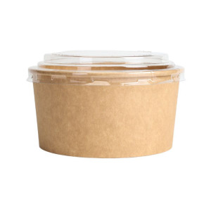 Kraft salatikauss kaanega PET - 1000 ml - Komplekt 300