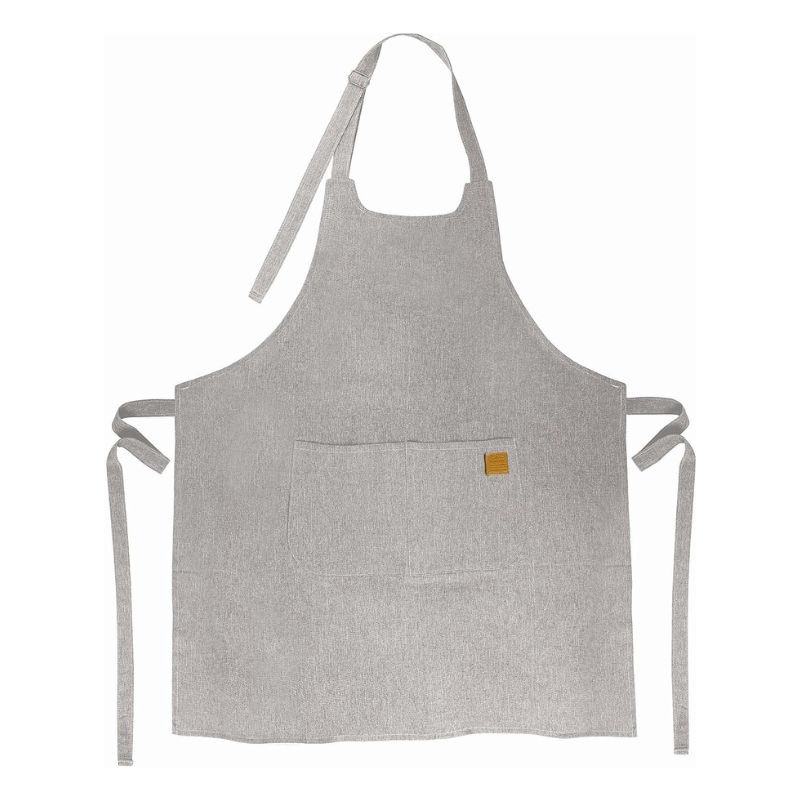 Tablier de Cuisine Mixte - Gris Marbré - 68 x 83 cm - Lacor Tablier de Cuisine Mixte - Gris Marbré - 68 x 83 cm - Lacor